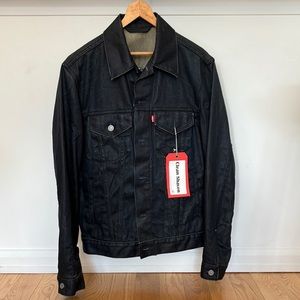 Levi’s raw Denim jacket.  Sz medium
